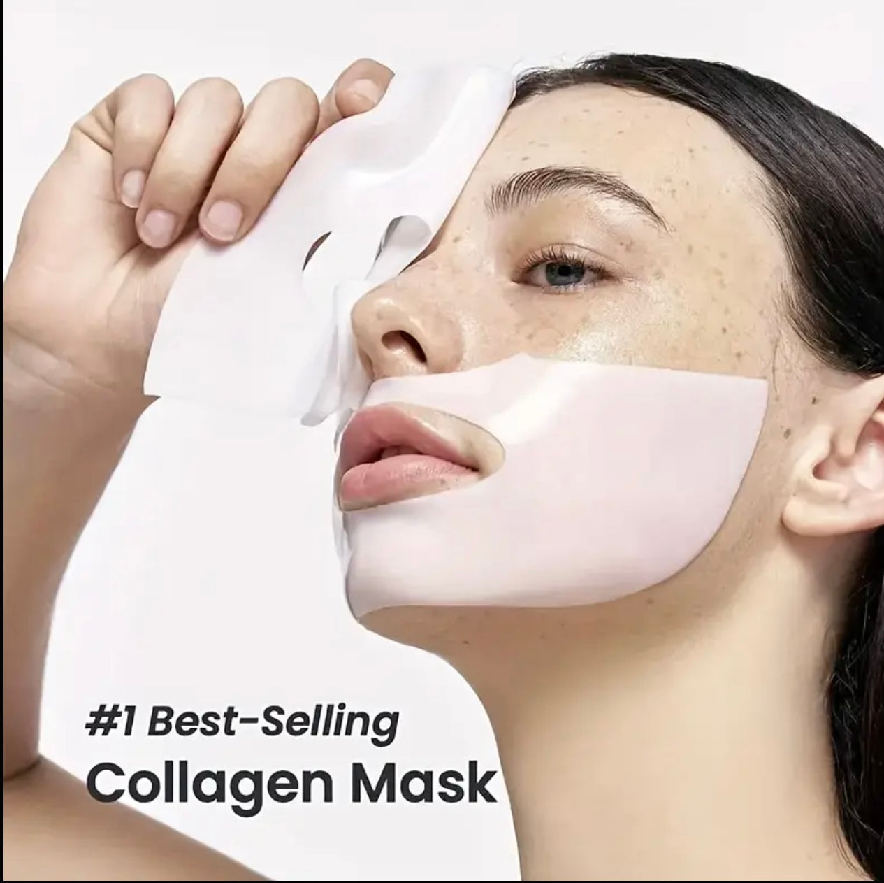 Masque gel au collagène rose