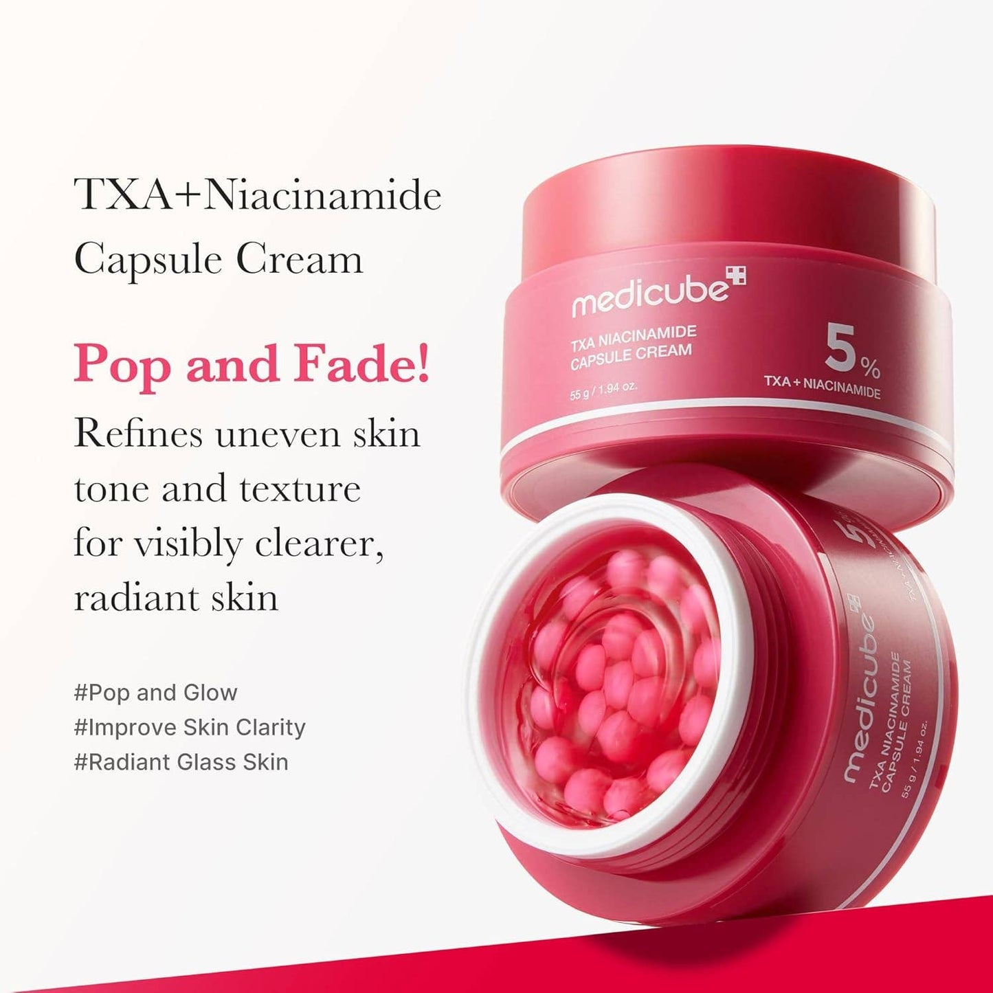Crème en capsule MEDICUBE TXA+Niacinamide 55g 1,94oz