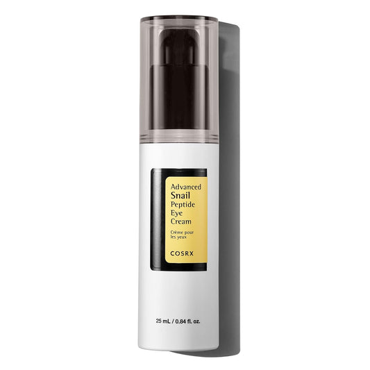 Crème pour les yeux au peptide d'escargot COSRX avec 73,7 % de mucine d'escargot et de niacinamide 25 ml