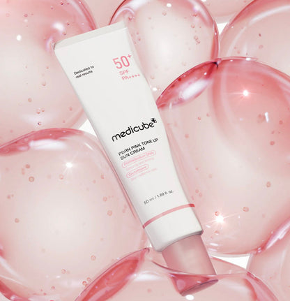 Crème solaire Medicube PDRN Pink Tone Up Sun Cream 50ml