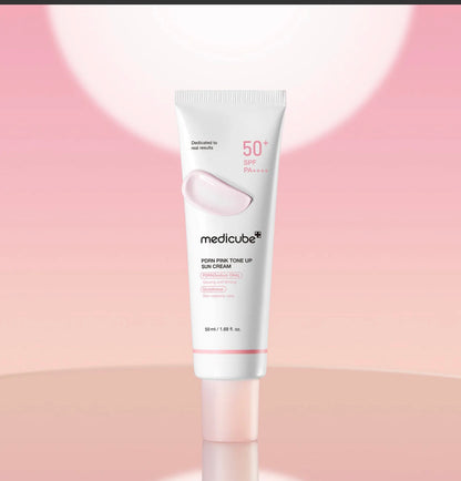 Crème solaire Medicube PDRN Pink Tone Up Sun Cream 50ml