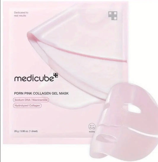 Masque gel au collagène rose