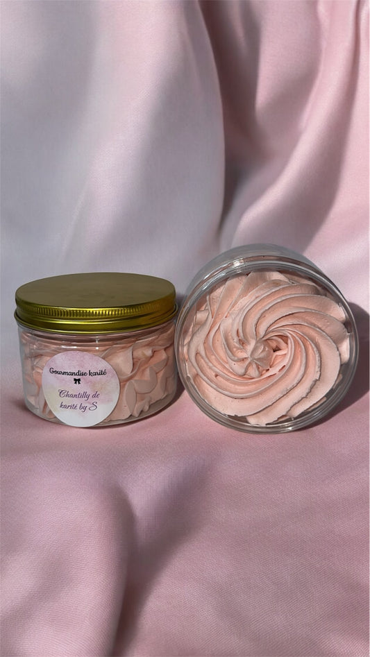 Chantilly de karite rose musqué