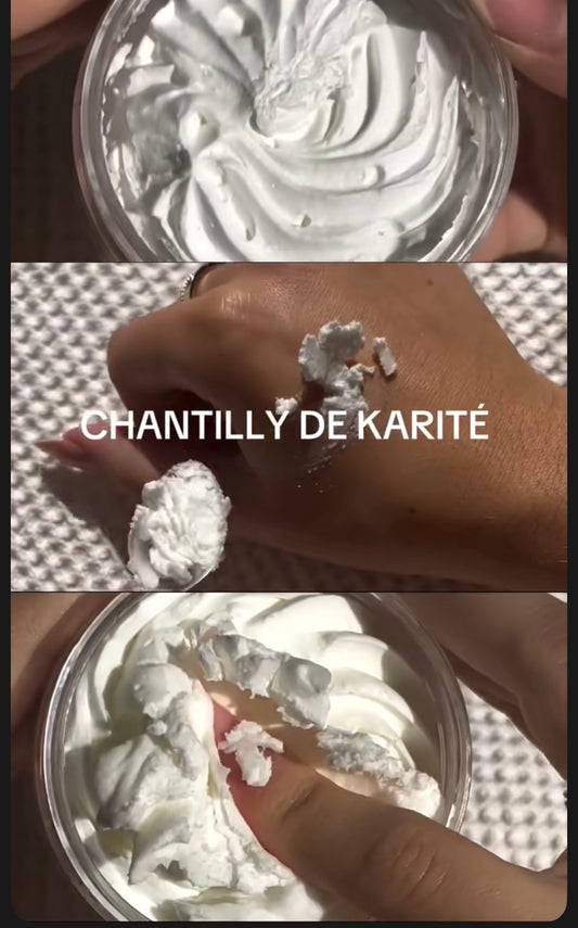 🌸Chantilly de karité lot de 3 beurre de mangue monoï et rose musqué