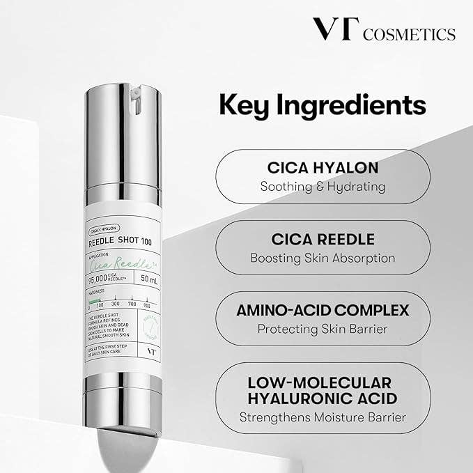VT COSMETICS CICA Reedle Shot 100 Essence 50 ml 1,69 fl oz