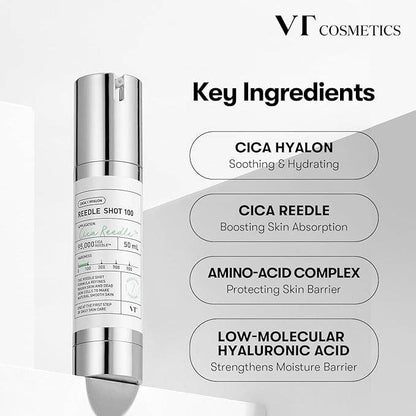 VT COSMETICS CICA Reedle Shot 100 Essence 50 ml 1,69 fl oz